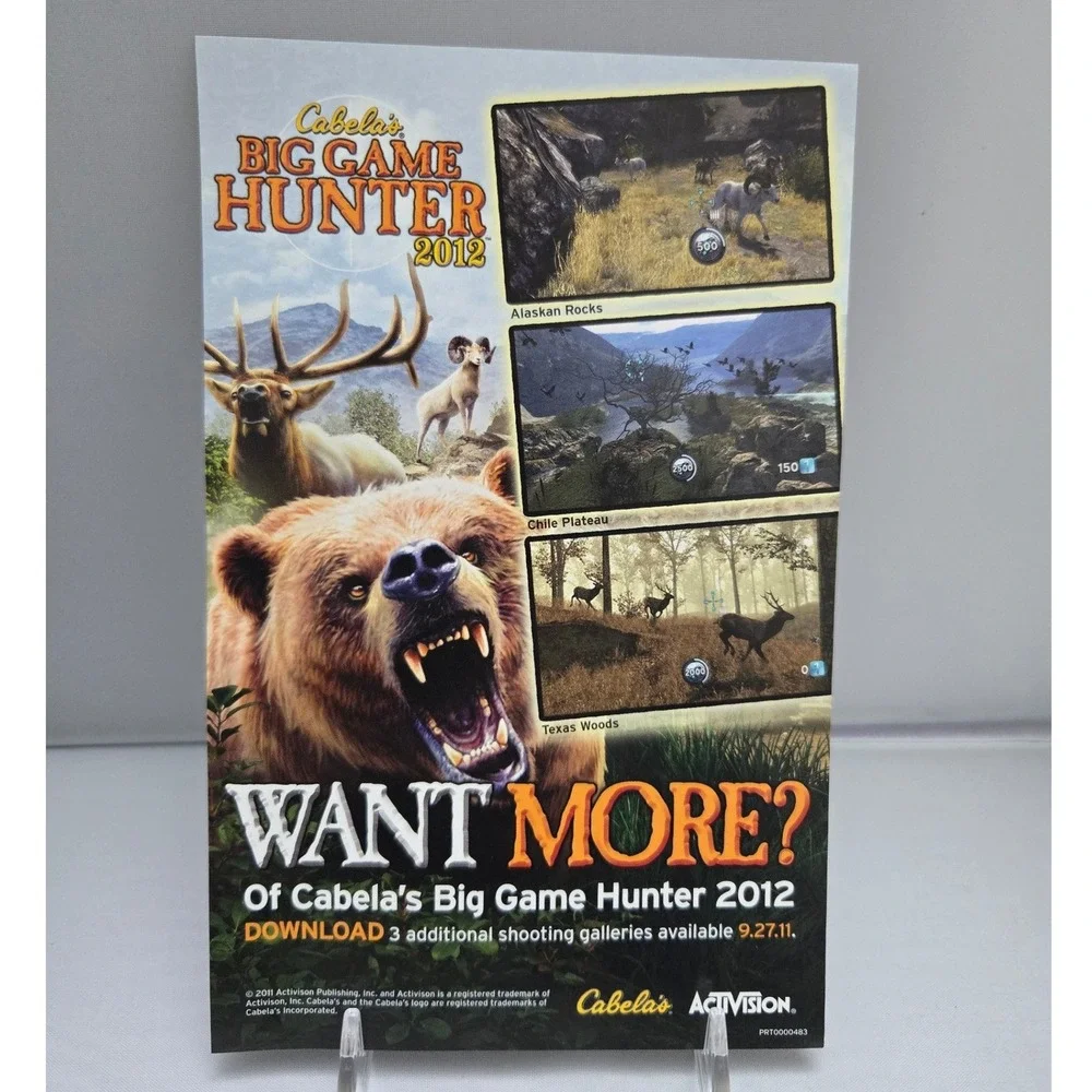 Cabelas Big Game Hunter 2012 - Microsoft Xbox 360 - CIB W/ Manual Tested & Works